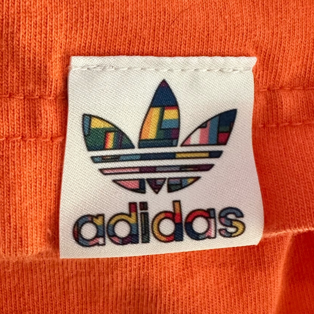 Adidas Vibrant Orange Tee - Picture 4 of 7